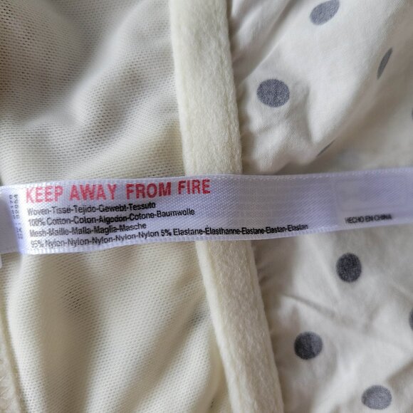 Urban Outfitters Out From Under Size M Polka Dot Cotton Corset/Bustier - Picture 7 of 8